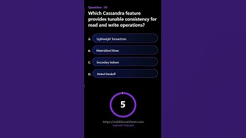Which Cassandra feature provides tunable consistency for read and write operations