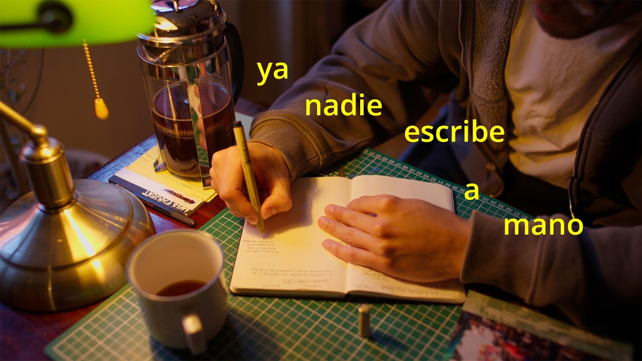 el arte (perdido) de la escribir a mano