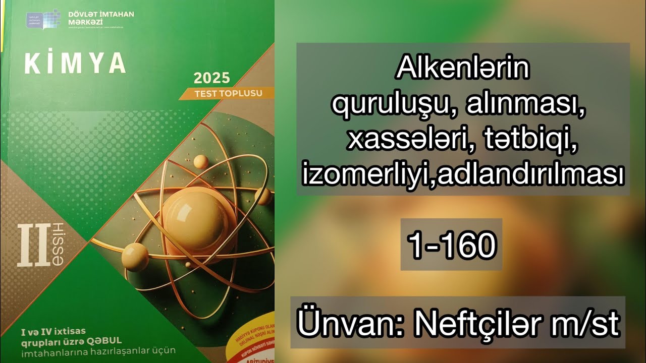 Alkenlər 2025 toplu II hissə 1-160