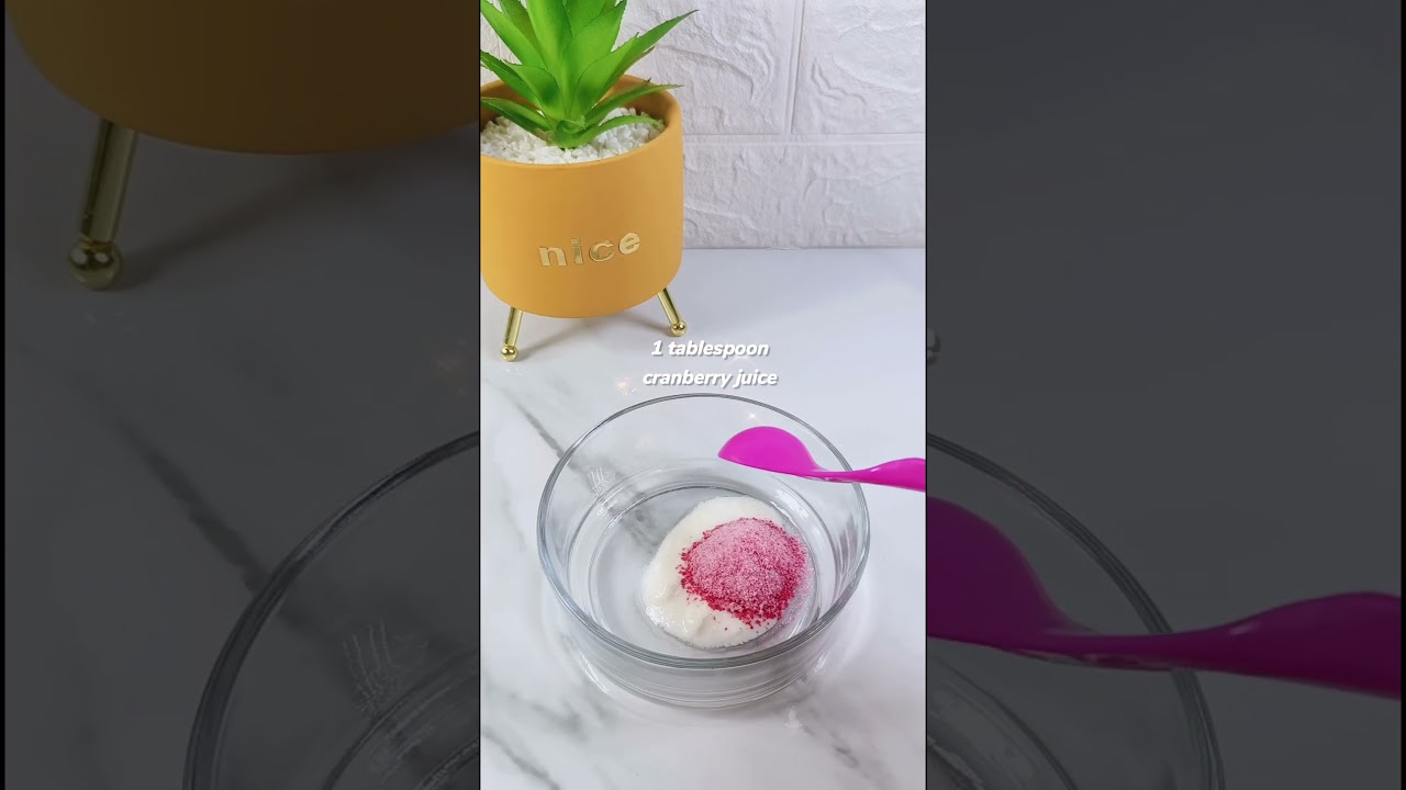Korean Secret for Glass Skin!  Yogurt Cranberry Brightening Mask