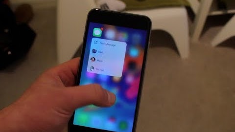 How to Change the Sensitivity of 3D Touch