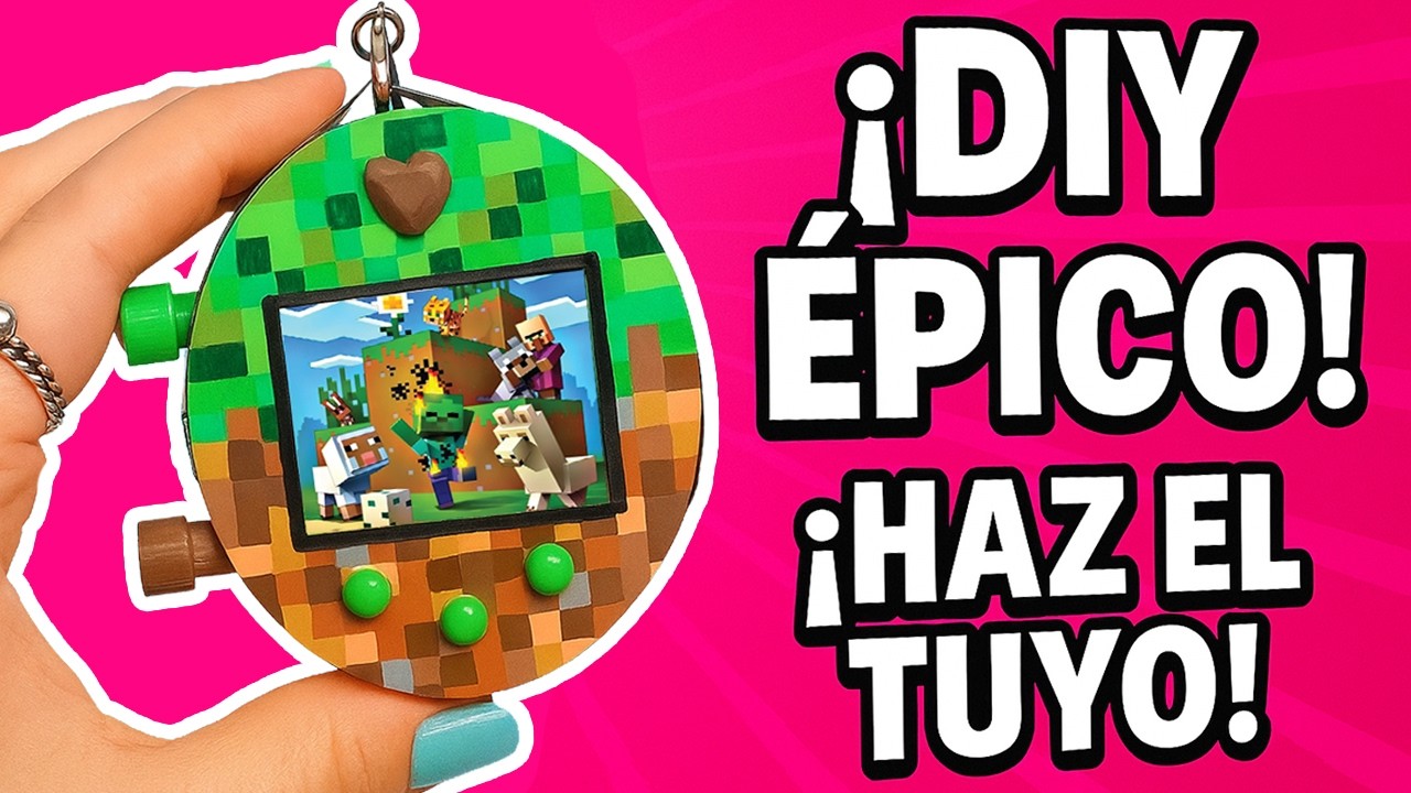 ¡Haz tu propio Tamagotchi de Minecraft que funciona! DIY de papel 🎮