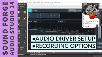 MAGIX Sound Forge Audio Studio 14 - Audio Driver Settings