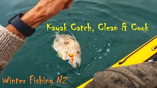 Catch, Clean & Cook. Kayak Fishing In New Zealand's Winter by Clay Tall Stories 51,617 views 10 months ago 39 minutes