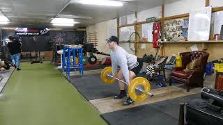 Hang clean below knee (slow eccentric) CLV03