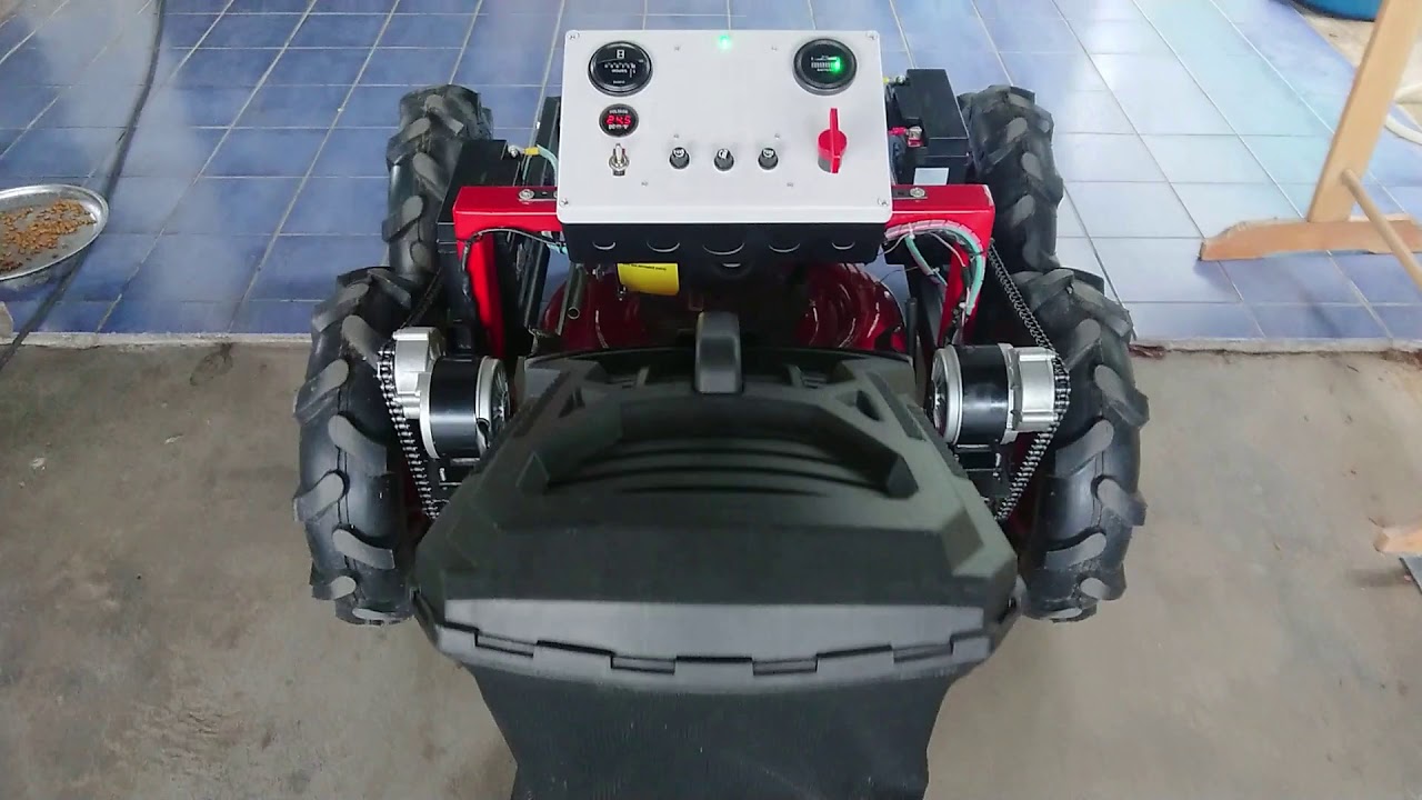 3 in 1 รถตัดหญ้า รถดูดฝุ่น บดเศษใบไม้ บังคับด้วยวิทยุ EP 1