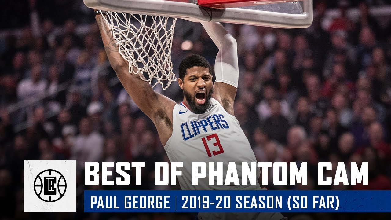 Paul George's Best Phantom Cam Shots of the 2019-20 Season (so far