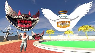 Ghost El Gran Majà Vs Angel El Gran Majà Fight in Indian Bike Driving 3d: screenshot 1
