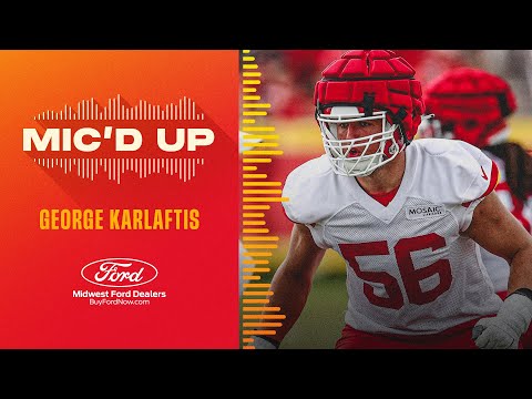George Karlaftis Mic'd Up: "That run game is a street fight" | Chiefs Training Camp 2022
