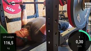 Close Grip Bench 116,5Kg X6 0,29Ms