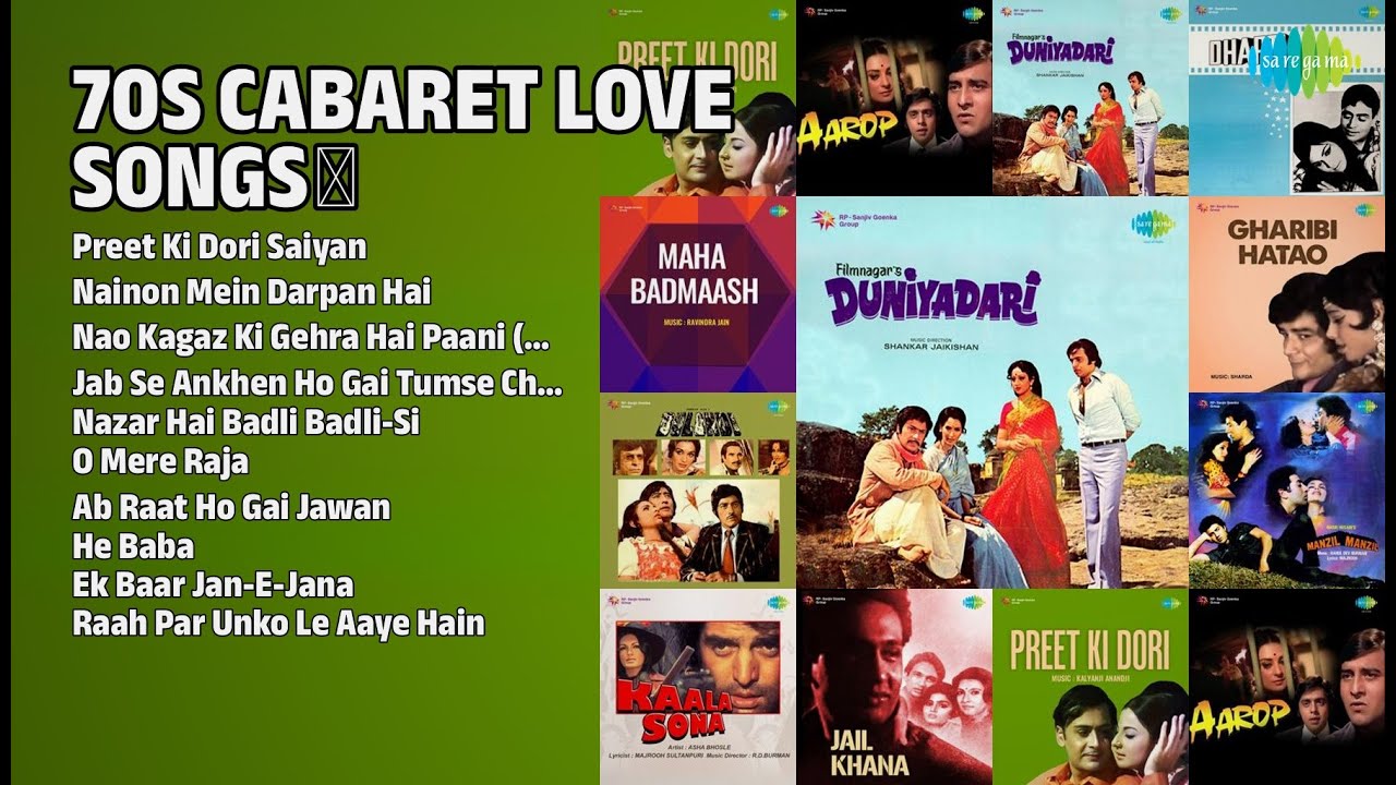 70 के दशक के प्रेम गीत | Lata Mangeshkar Songs | Preet Ki Dori Saiyan | Nainon Mein Darpan Hai