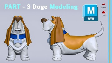 Creating the Ultimate Doge Part 3: 3D Modeling in Maya!