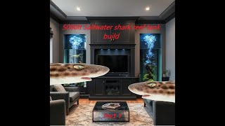5000lt salterwater shark tank build part one