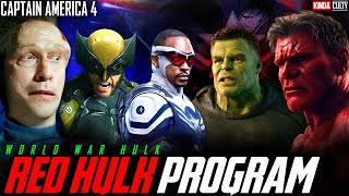 Captain America 4 Reveals How New Red Hulk Program Sets Up World War Hulk &amp; Future X-Men Projects