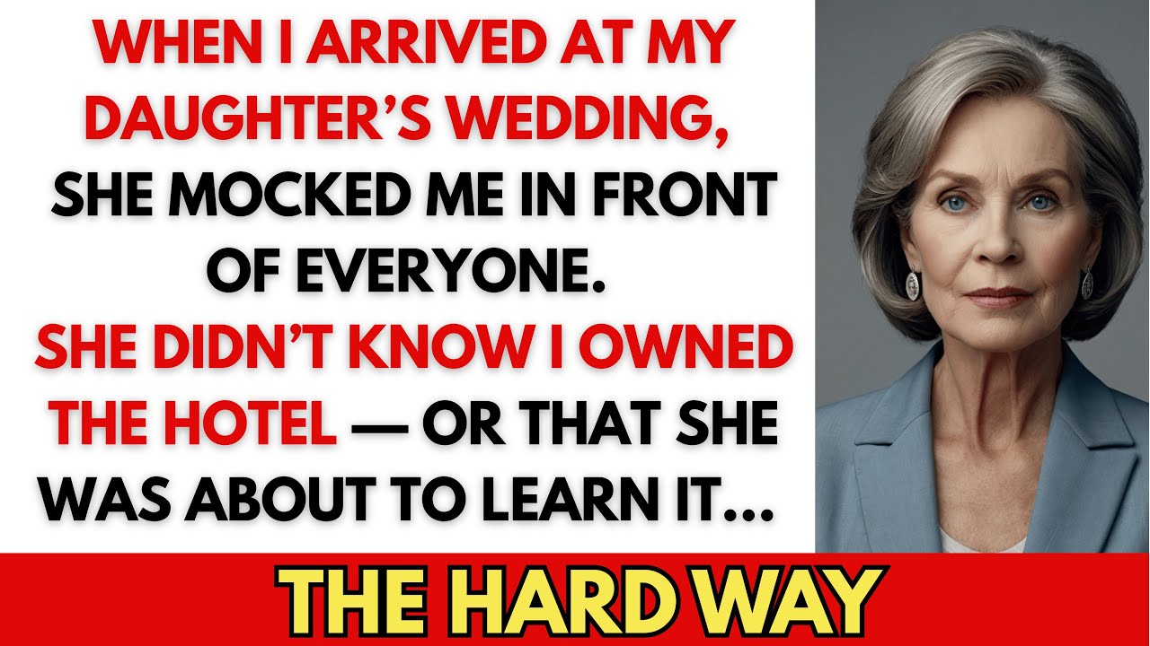 Моя дочь высмеяла меня на своей свадьбе. А потом я рассказал, что владею компанией, в которой она...