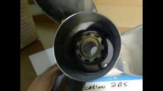 Mercury Quicksilver Stainless Steel Propeller 48-16994A40 LASER II 13.5x24P RH