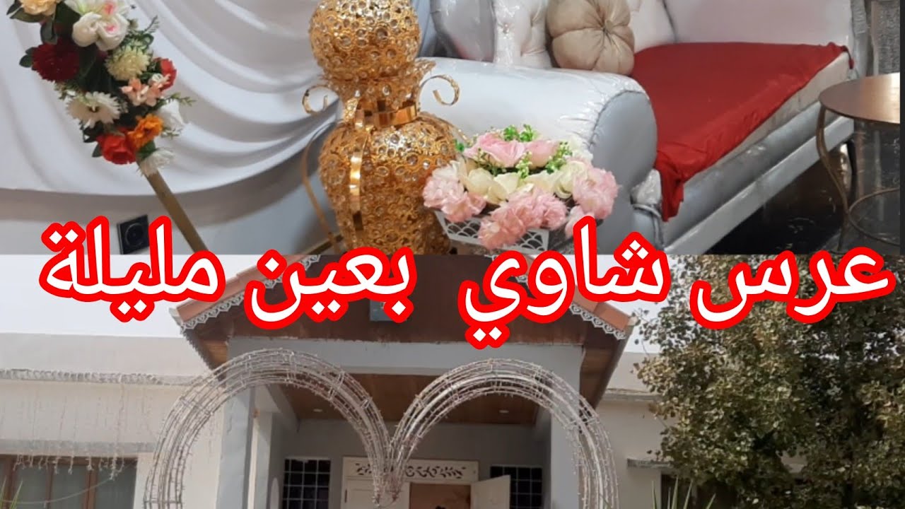 عرس شاوي في عين مليلة  مع العادات والتقاليد