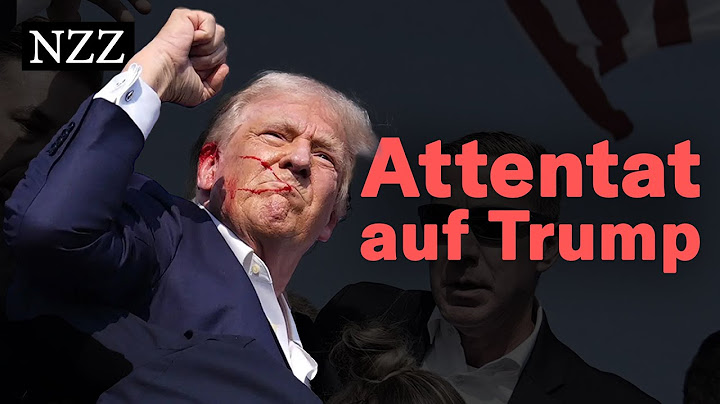 Schüsse auf Trump: Rekonstruktion des versuchten Attentats