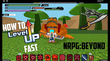 [046] HOW TO LEVEL UP FAST IN NRPG | NRPG: BEYOND ( ROBLOX )