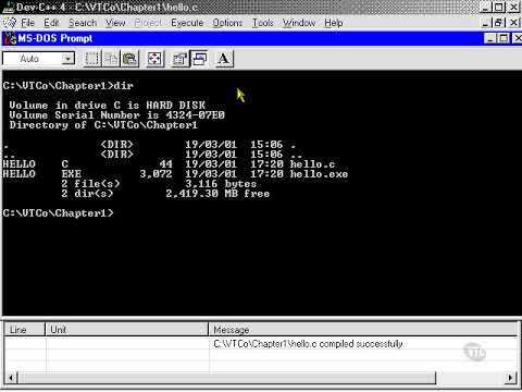 C Programming   Mark Virtue   Chapter 02 #01