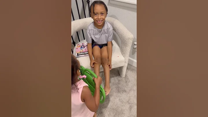 Dad catches son throwing sisters iPad off balcony #shorts