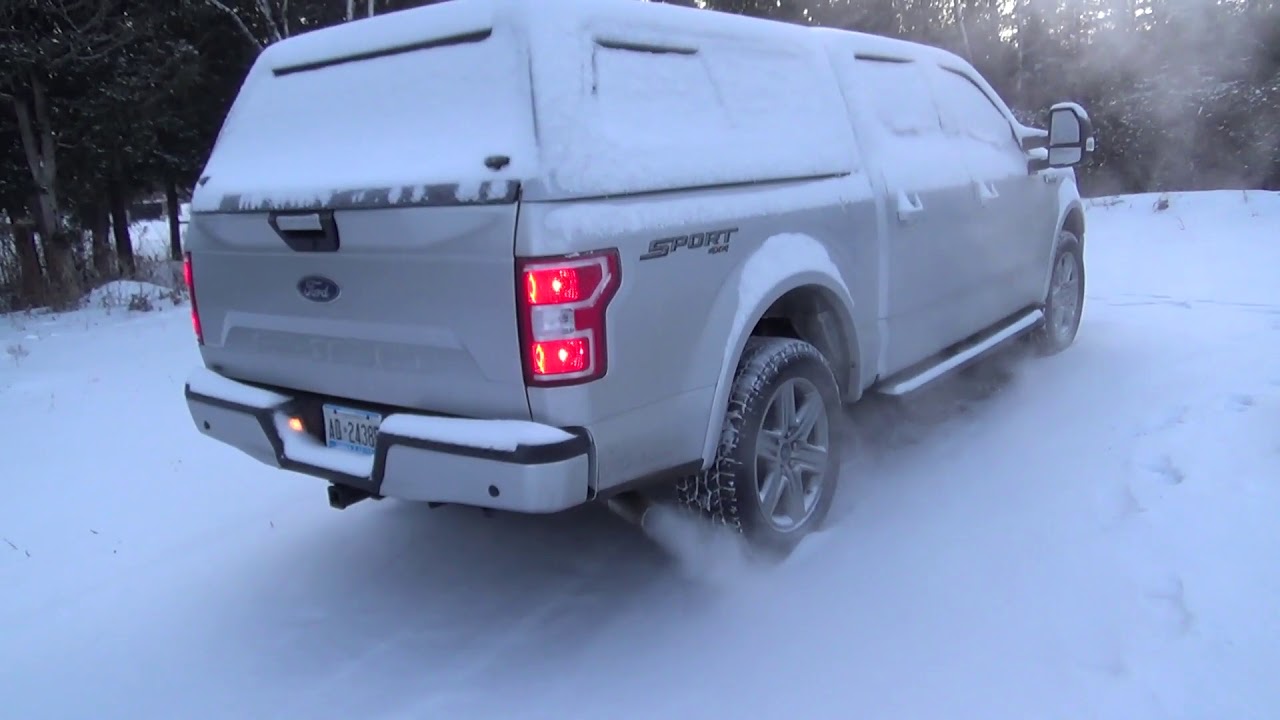 2018 FORD F-150 Winter cold start 5.0 L Engine burrrrrr