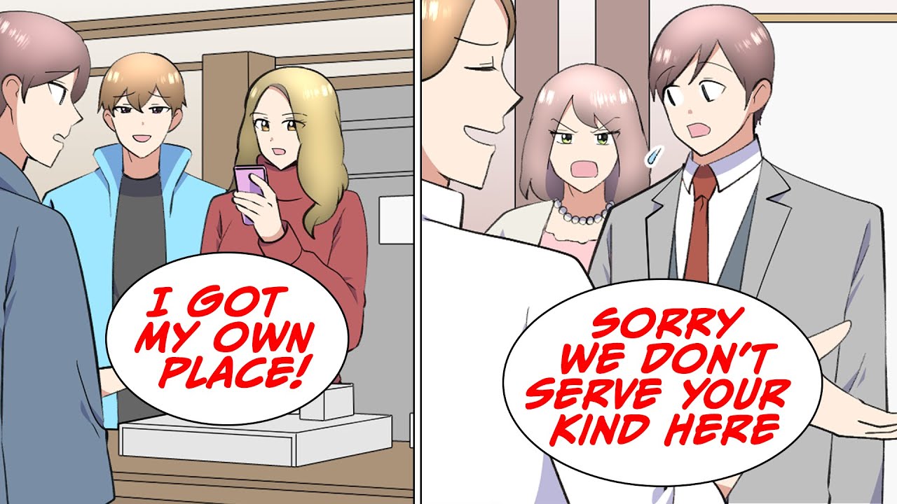 I was denied entrance at a restaurant but then... [Manga Dub]