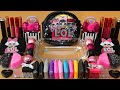 Mixing”L.O.L” Eyeshadow and Makeup,parts,glitter Into Slime!Satisfying Slime Video!★ASMR★