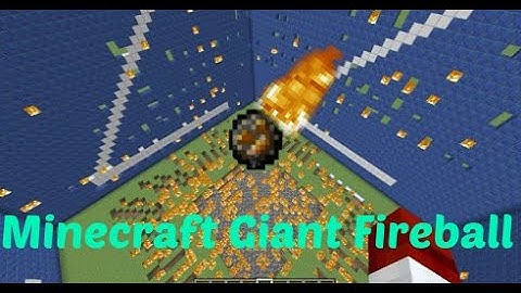 How to Summon a Giant Fireball in Minecraft