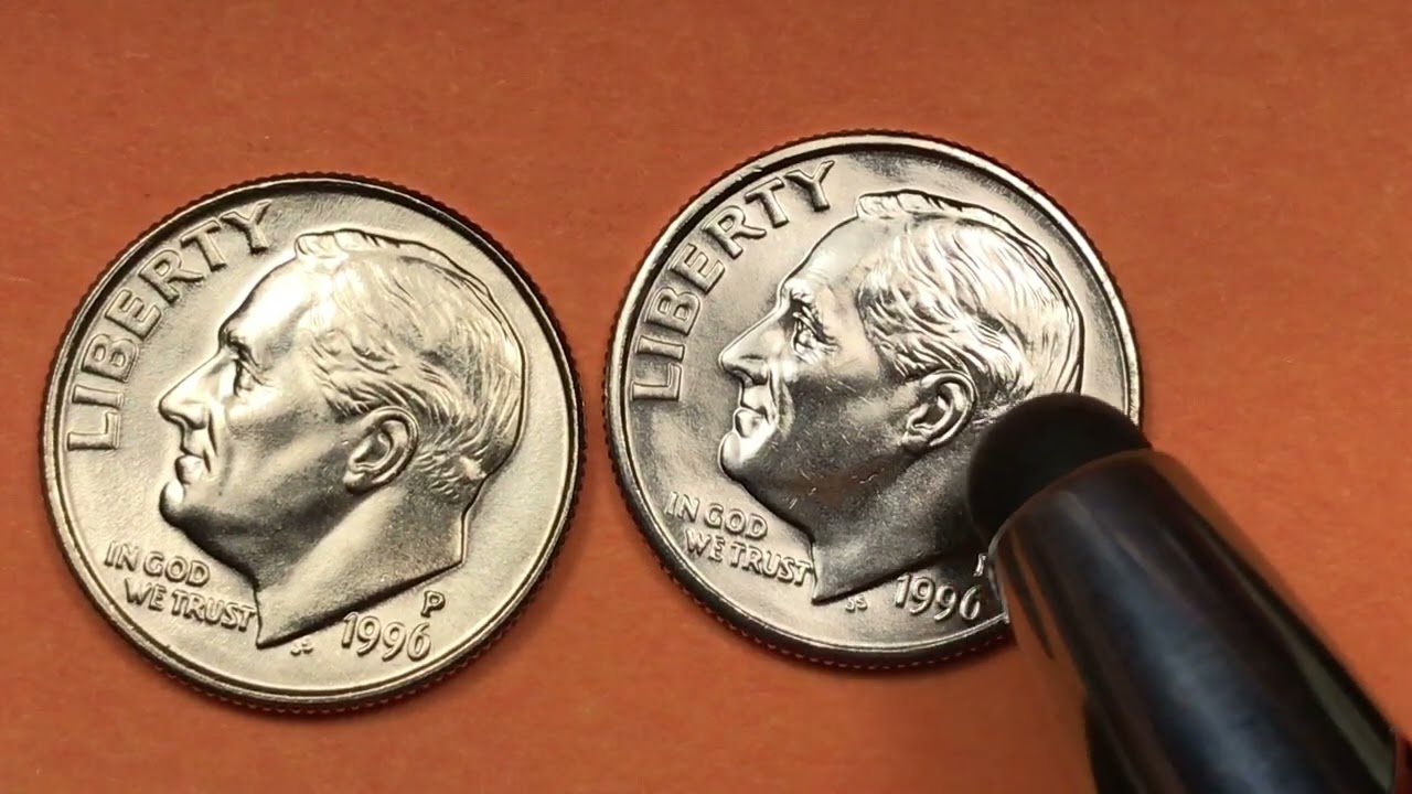 Rarest Modern US Dime - 1996 West Point Mintmark - Only Year Ever Issued - United States Coin