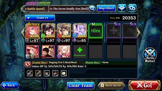 The Alchemist Code - Fierce Battle Quest: Vs The Seven Deadly Sins Hell (Auto)