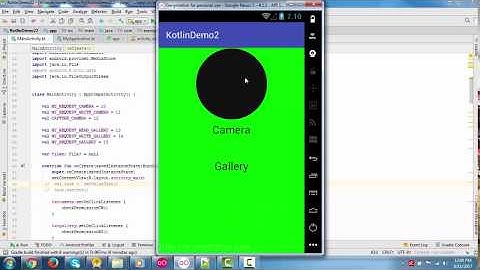 Kotlin Android - Get Photo From Camera Or Gallery in Android App