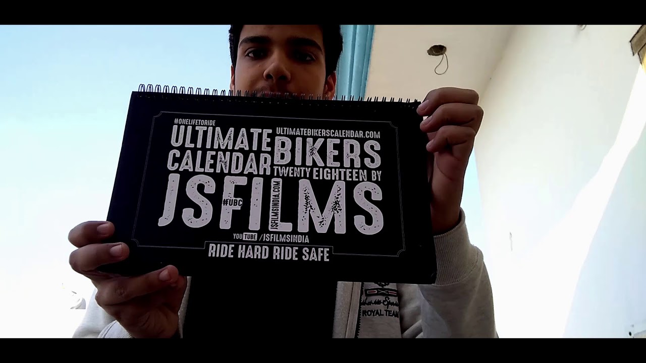 Thank you JS films India ☺️☺️ | Ultimate biker's Calendar 2018 |