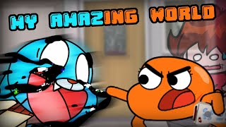 My Amazing World, But Darwin & GF Sings Vs. Gumball! 【 Pibby Apocalypse | FNF X PIBBY 】 (FNF COVER)