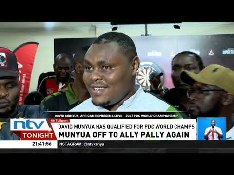 Kenyan darts star David Munyua heads back to Ally Pally
