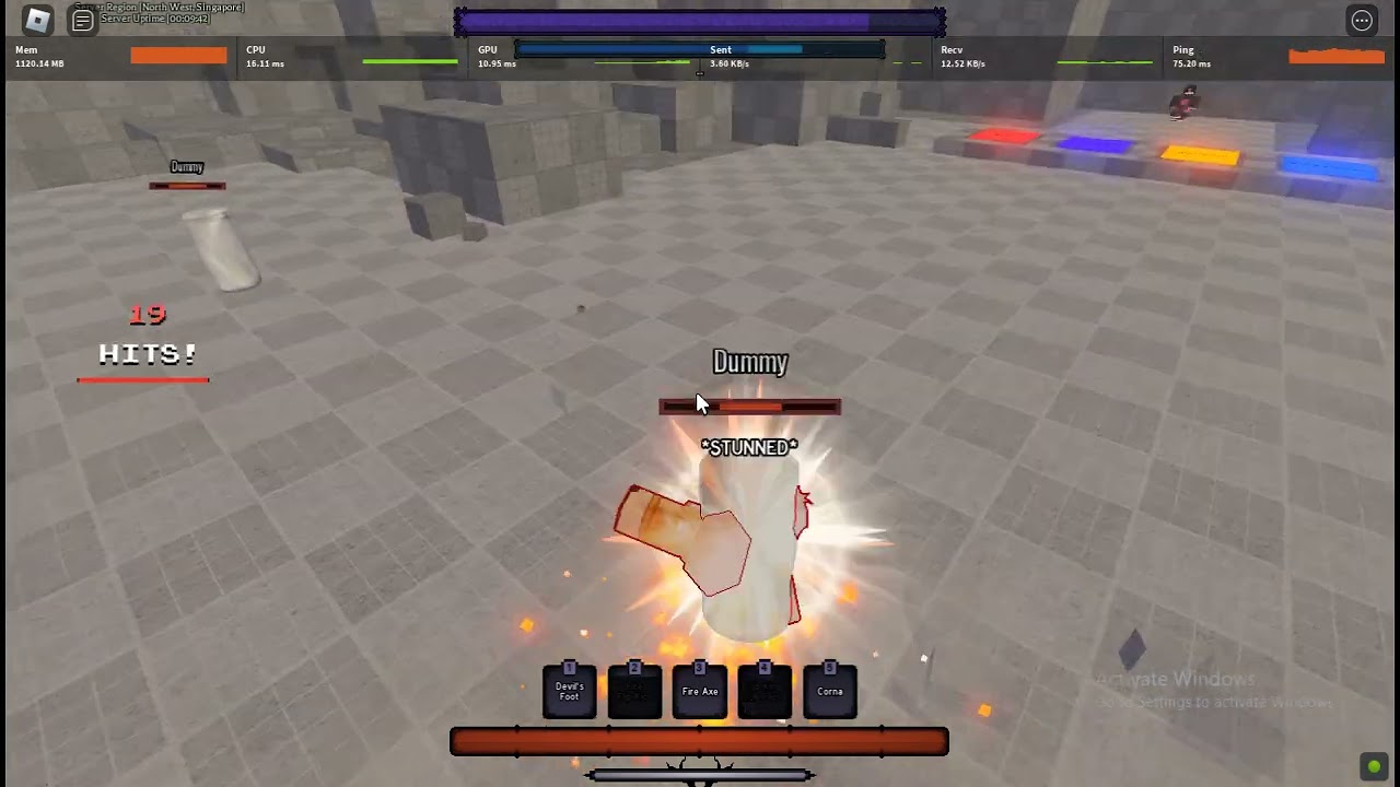 Anime Showdown Combo shinra