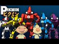 Pikmin but its a mecha anime animation