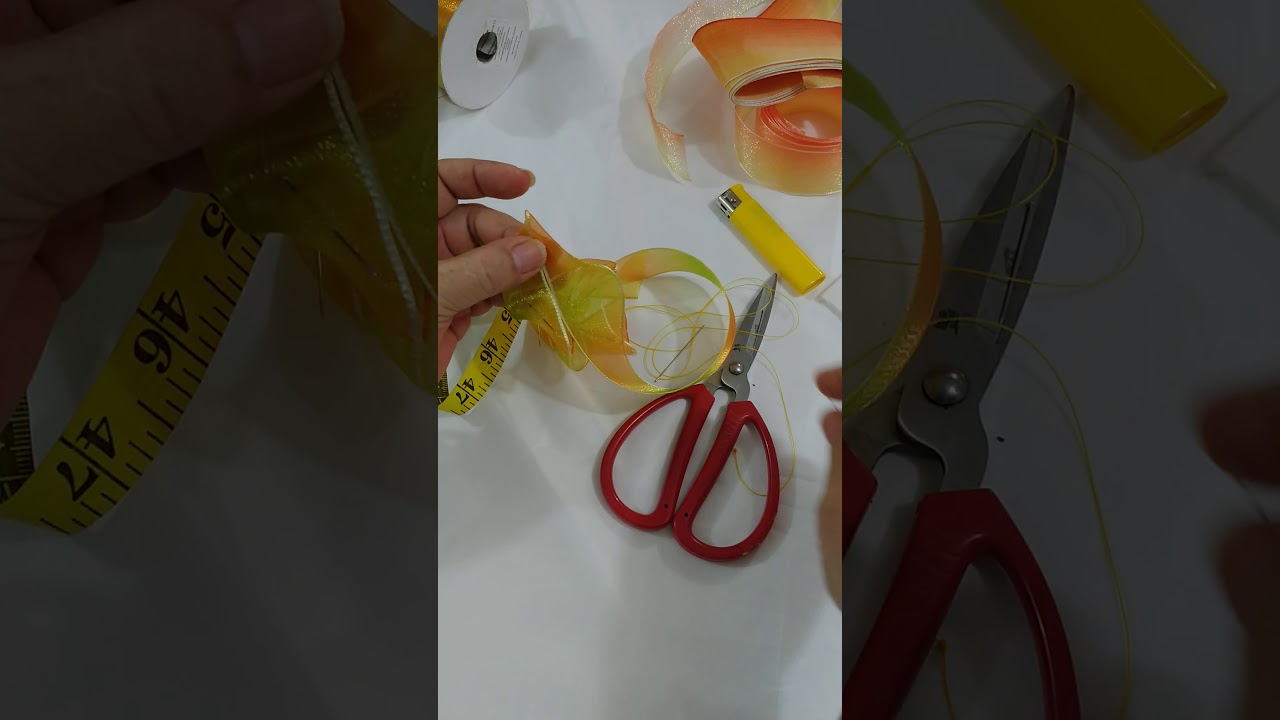 Girasol Bordado en Liston