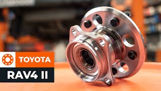 Cum se înlocuiește rulment roata din spate pe TOYOTA RAV4 II [TUTORIAL AUTODOC]