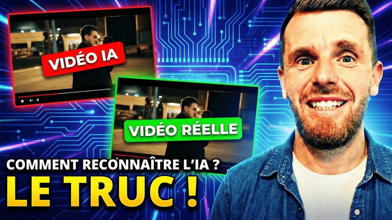 Comment reconnaitre une vidéo créée par IA ? (j'ai le truc !)