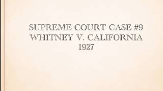 Mr. Keller's Favorite Supreme Court WebQuest Project