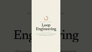 Stop Prompting. Start Loop Engineering. 🔁 #ClaudeCode