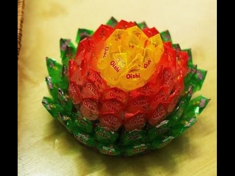 Video Làm Tháp Kẹo Hoa Sen - youtube