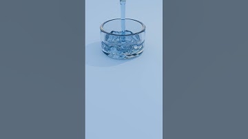 Simple Water Simulation In Blender #blender3d