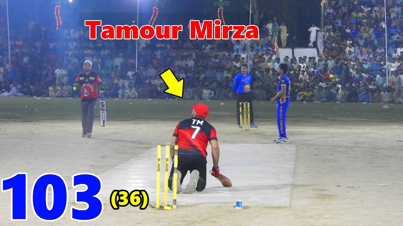 Thrilling Semi - Final | Need 103 Runs in 36 Balls Tamour Mirza Best ...