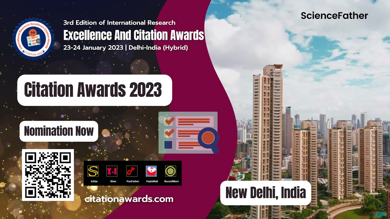 3rd Edition Of International Research Excellence And Citation Awards On 23 24 Jan Delhi India Hybrid Youtube