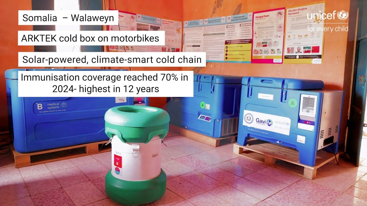 Keeping vaccines potent and children protected in Walanweyn, Somalia