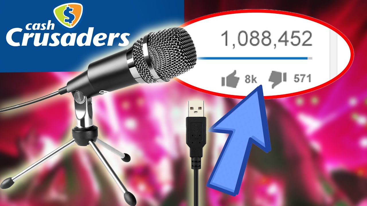 I recorded a HIT SONG with a Cash Crusaders Microphone YouTube