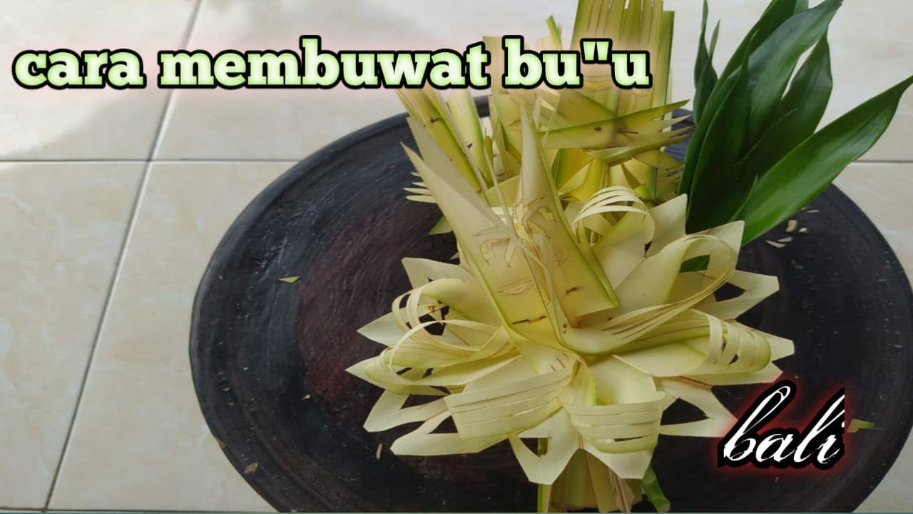 cara membuat bu