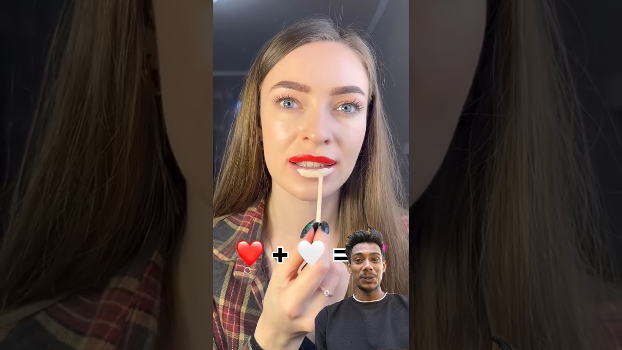 Самое безумное смешивание цветов помады в мире 😳💄 